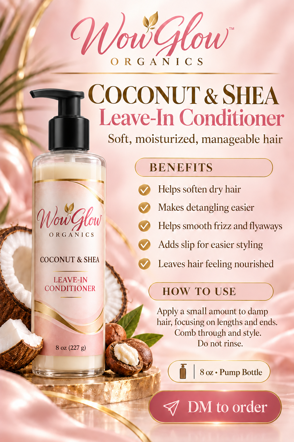 Coconut & Shea Leave-In Conditioner